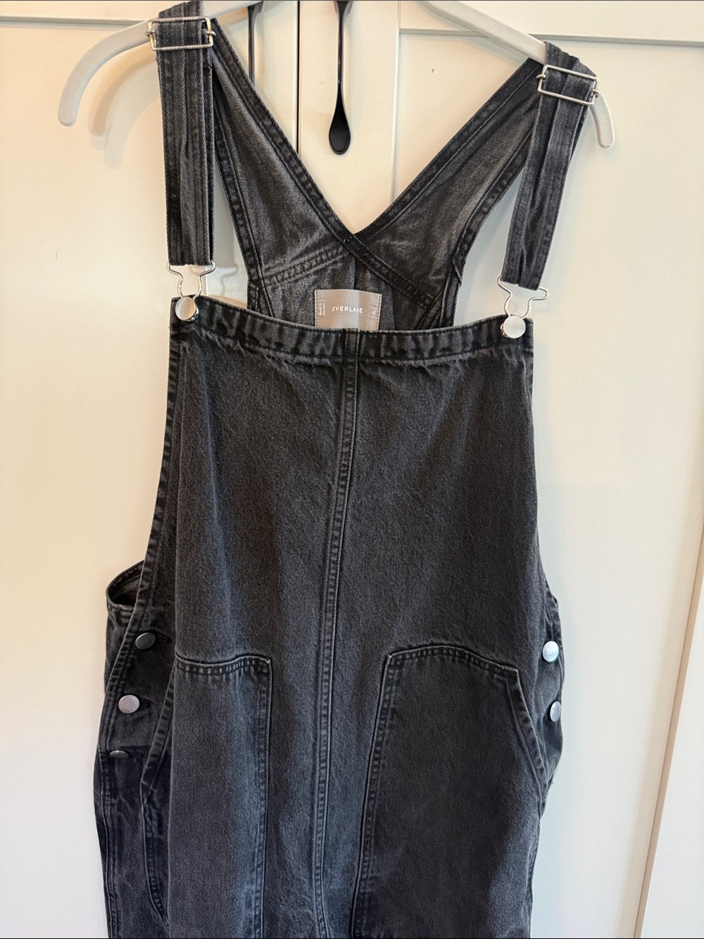 Everlane Gardener Black Denim Overalls - Picture 4 of 7